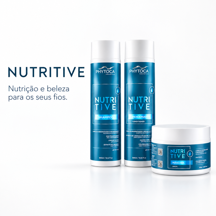 Kit Nutritive Shampoo, Condicionador e Máscara (3 produtos)