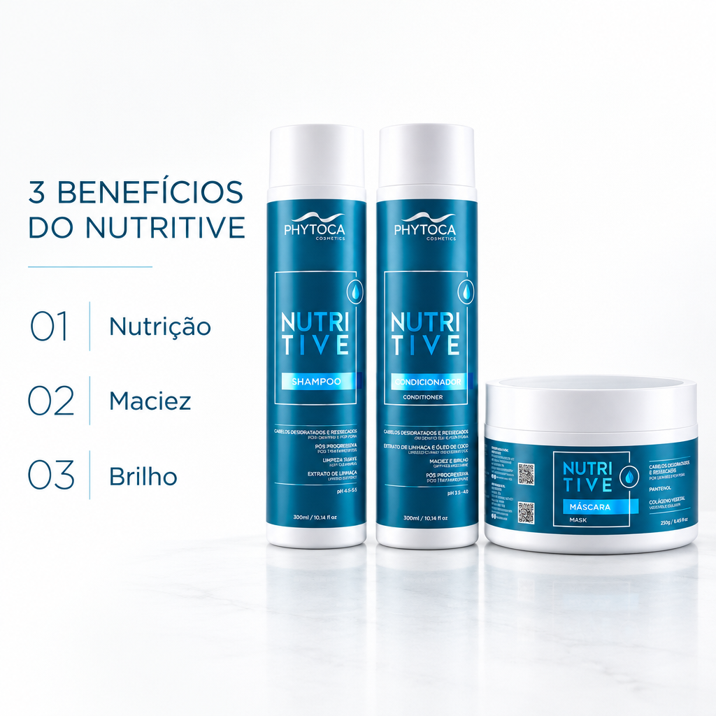 Kit Nutritive Shampoo, Condicionador e Máscara (3 produtos)