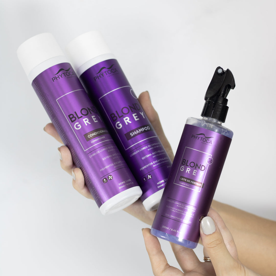 Kit Blond Grey (3 produtos) - Shampoo, Condicionador e Máscara