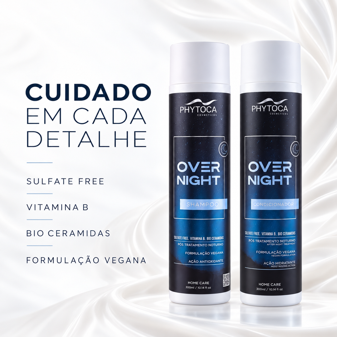 Kit Shampoo e Condicionador Overnight