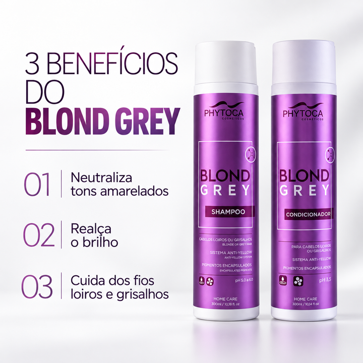 Kit Shampoo e Condicionador Blond Grey