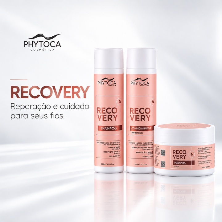 Kit Recovery Shampoo, Condicionador e Máscara (3 produtos)