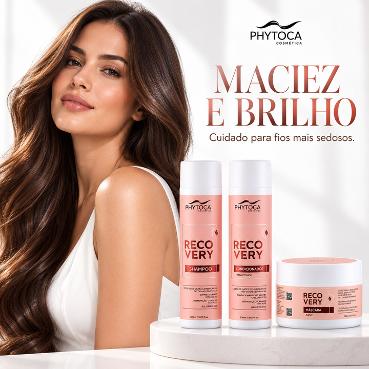 Kit Recovery Shampoo, Condicionador e Máscara (3 produtos)