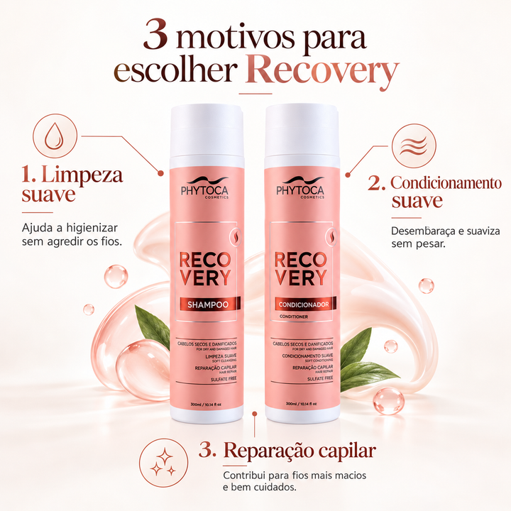 Kit Shampoo e Condicionador Recovery