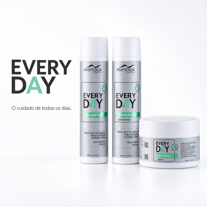 Kit Every Day Shampoo, Condicionador e Máscara (3 produtos)