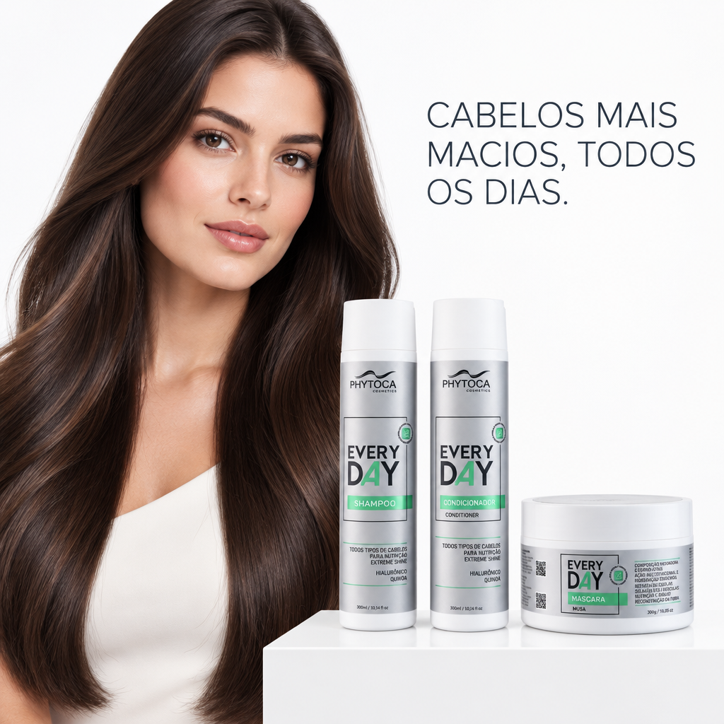 Kit Every Day Shampoo, Condicionador e Máscara (3 produtos)