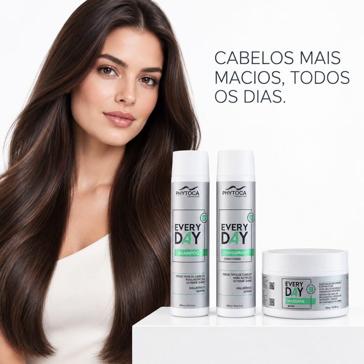 Kit Every Day Shampoo, Condicionador e Máscara (3 produtos)