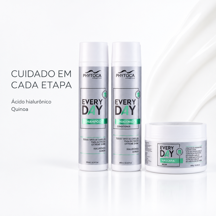 Kit Every Day Shampoo, Condicionador e Máscara (3 produtos)
