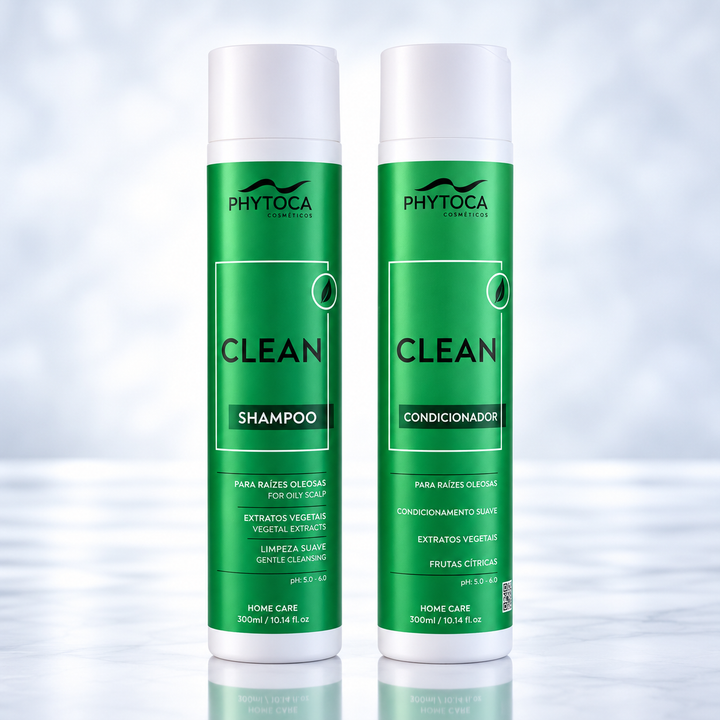 Kit Shampoo e Condicionador Clean Antioleosidade